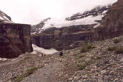 Mount Victoria and the Victoria Glacier
