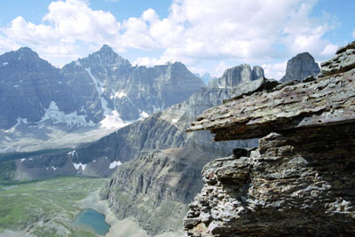 Larch Valley and Wenkchemna Peak