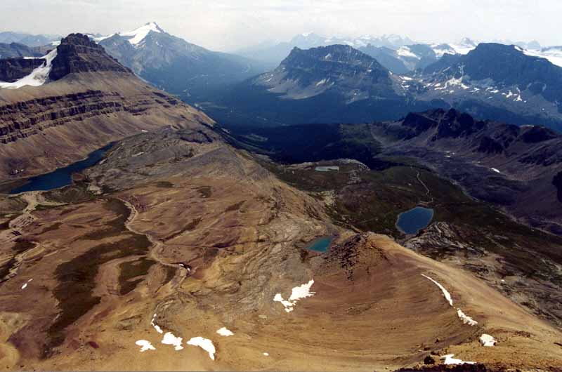 Dolomite Peak, Helen and Kathleen Lakes