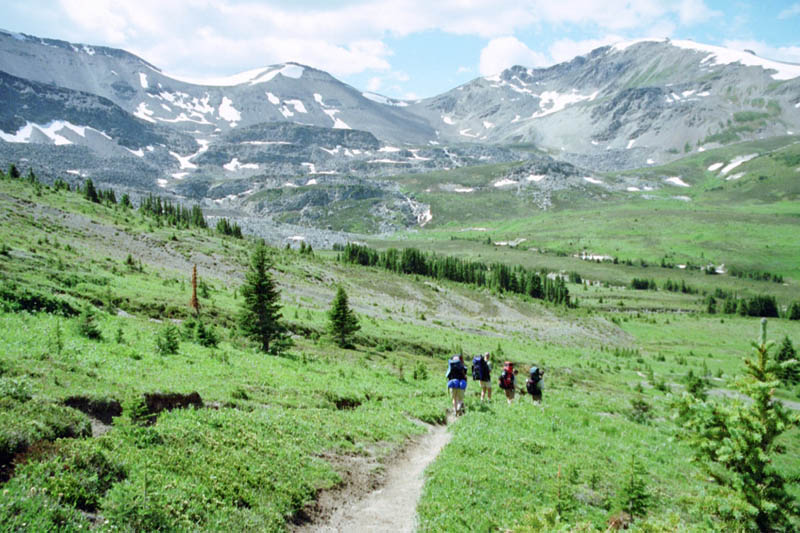 Down toward Snowbowl Campground