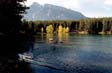 Johnson Lake and Mount Rundle