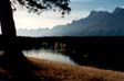 Johnson Lake, Mount Rundle, and Three Sisters