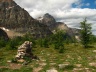 Cairn at Gibbon Pass