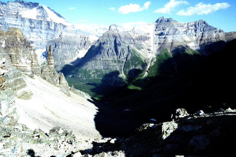 Upper Paradise Valley from Sentinel Pass