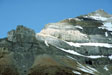 The West Ridge of Mount Temple from Larch Valley