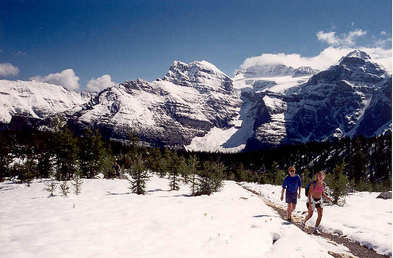 Hiking in the Snow