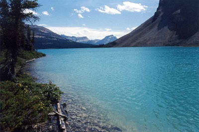 Bow Lake and Mount Andromache