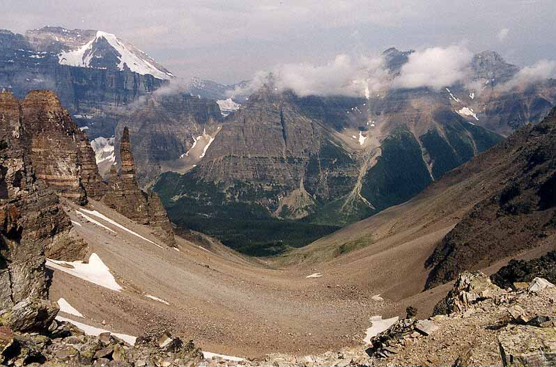 Paradise Valley from Sentinel Pass