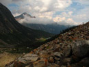 Trident Range from Cavell Meadows Trail 