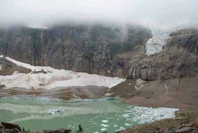 Lake below Angel Glacier