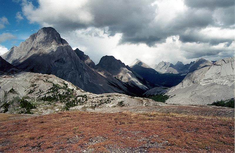 Burstall Creek Valley from Burstall Pass