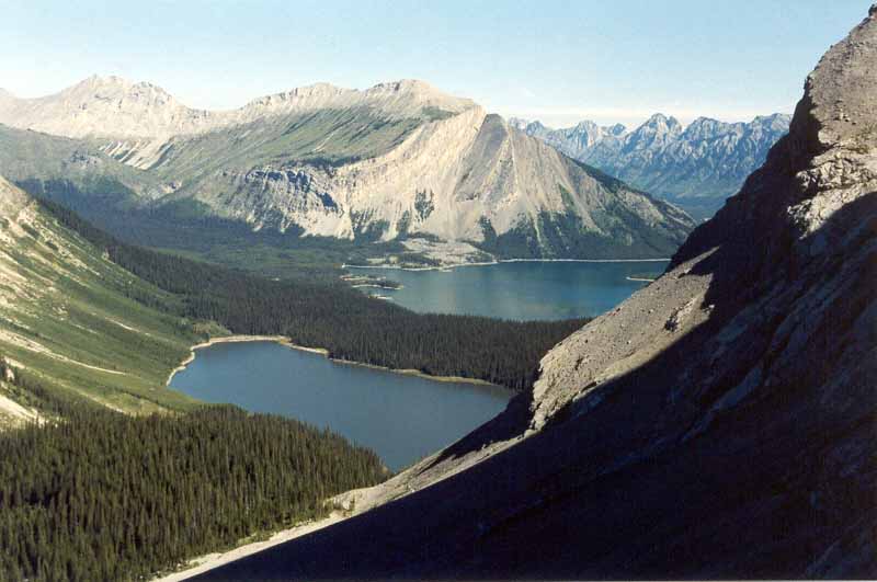 Hidden Lake and Upper Kananaskis Lake