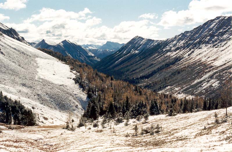 South from Highwood Pass