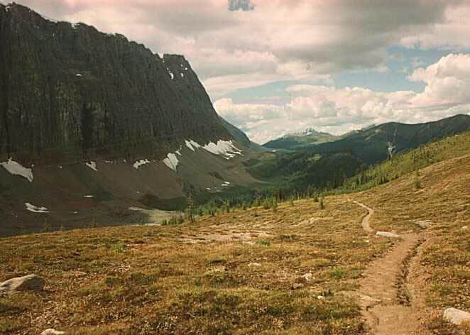 View from Rockwall Pass