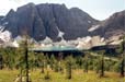 Floe Lake from Numa Pass Trail