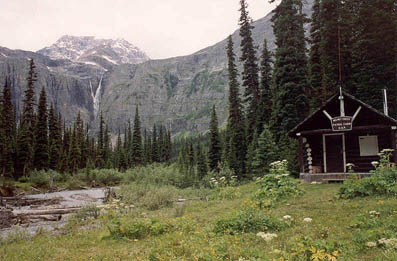 Warden Cabin at Helmet Falls