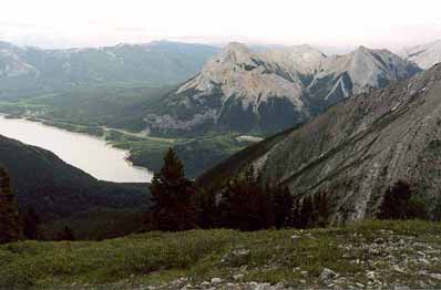Mount Baldy and Barrier Lake