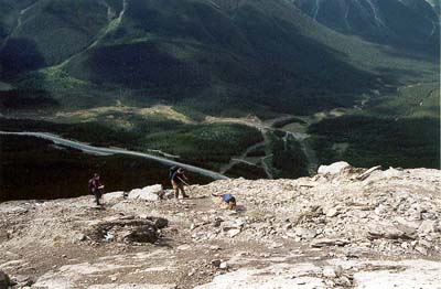 Hikers on Ha Ling