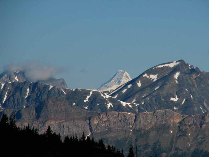 Mount Robson's Summit in the Distance