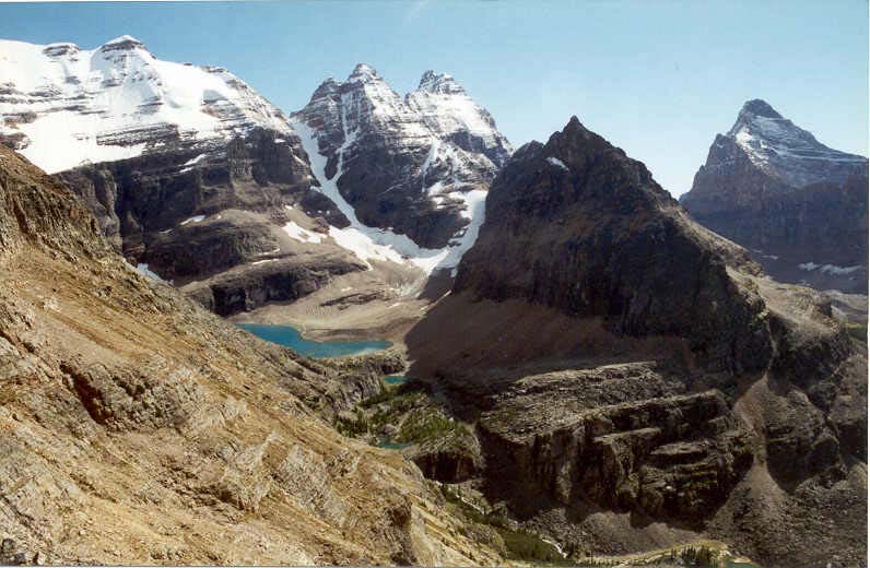 Lake Oesa from the Huber Ledges